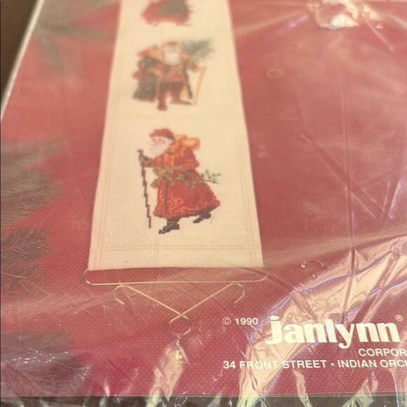 Janlynn Antique Santa Bell Pull Cross Stitch Kit - Picture 5 of 5